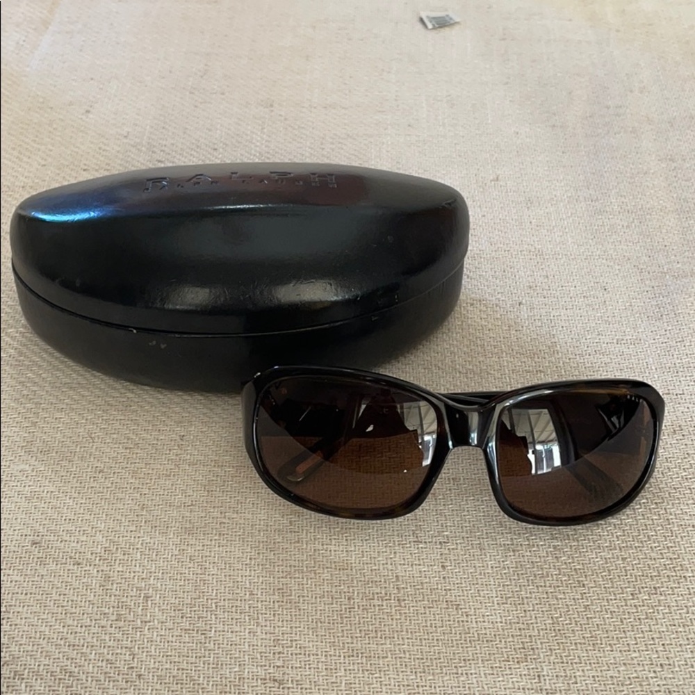Ralph Lauren Brown Bubble Sunglasses